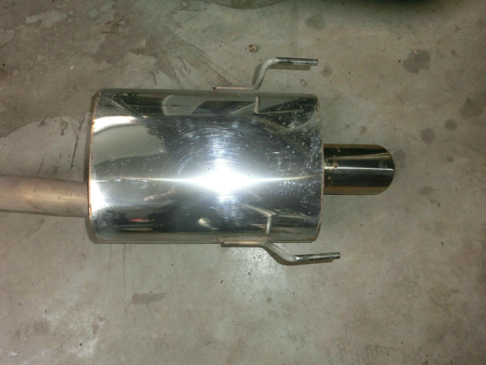 Edelstahlendschalldämpfer mit Mittelrohr Honda EP3 Type R Bj.2001-2008 K20A2